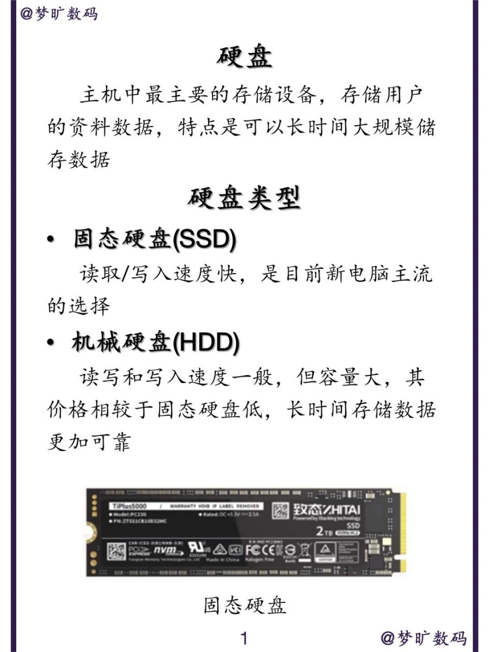 硬盘型号区别 硬盘型号有什么区别 